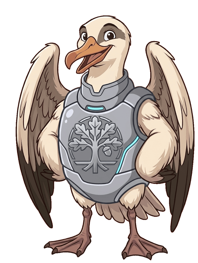 Pat l'albatros — mascotte Troubles des Coordinations