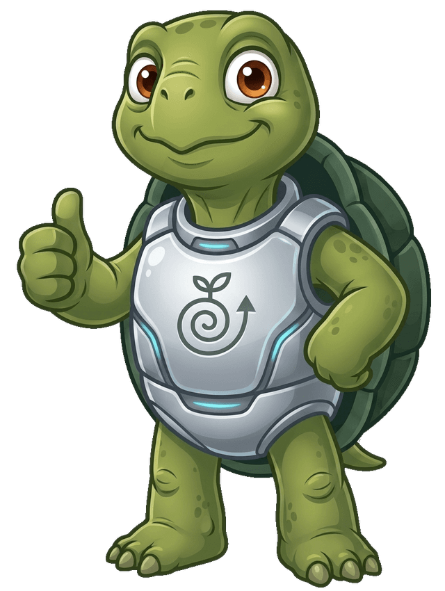 Passi la tortue — mascotte Troubles du Développement Intellectuel